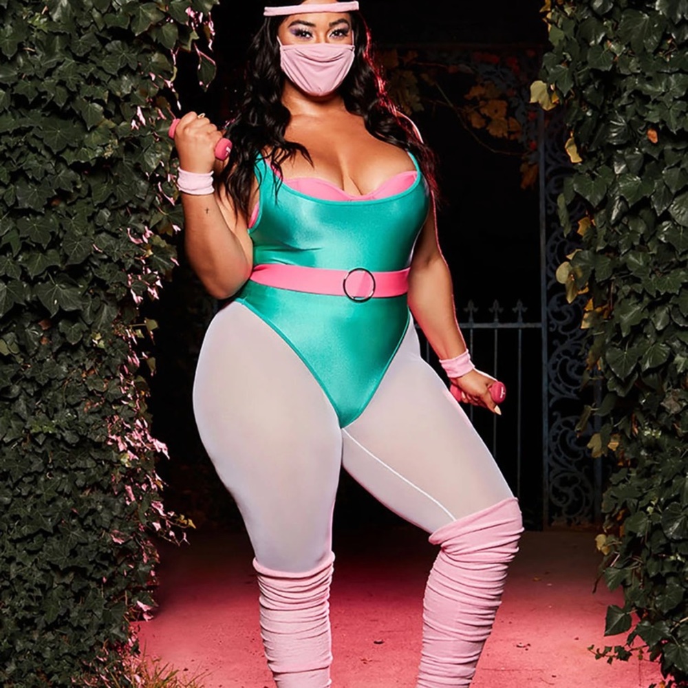 Plastic & Fantastic - Plus Workout Barbie Costume